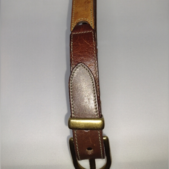 Fossil Leather Belt segmented Three tone size Women's Small - Picture 2 of 8